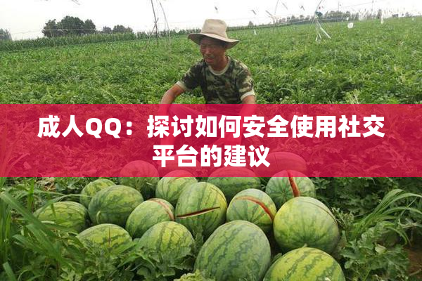 成人QQ：探讨如何安全使用社交平台的建议