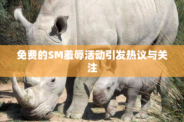 免费的SM羞辱活动引发热议与关注