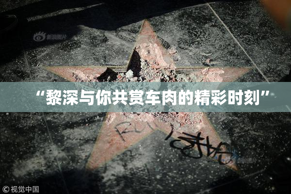 “黎深与你共赏车肉的精彩时刻”