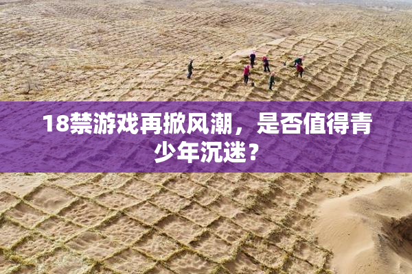 18禁游戏再掀风潮，是否值得青少年沉迷？