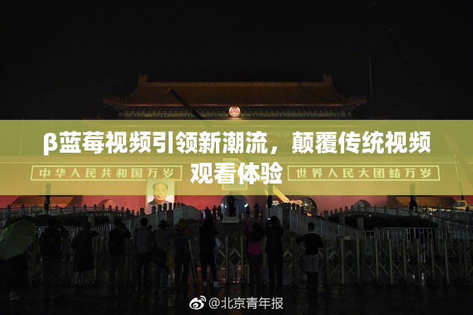 β蓝莓视频引领新潮流，颠覆传统视频观看体验