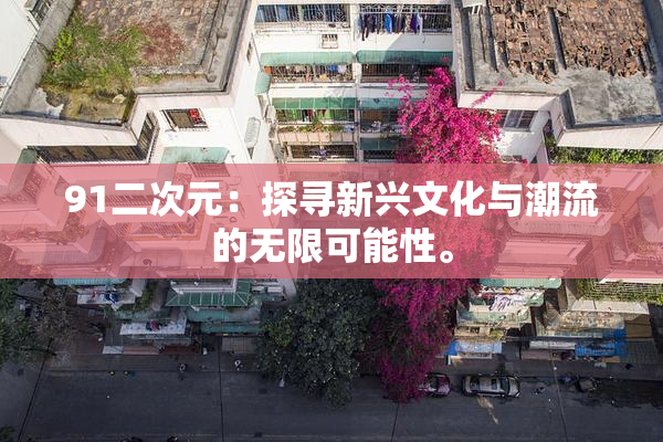 91二次元：探寻新兴文化与潮流的无限可能性。