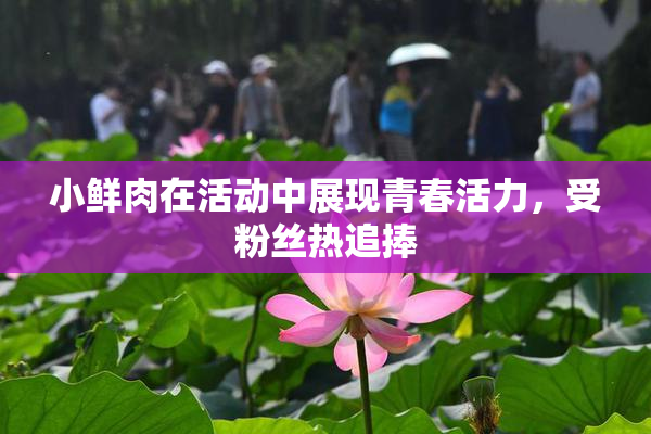 小鲜肉在活动中展现青春活力，受粉丝热追捧