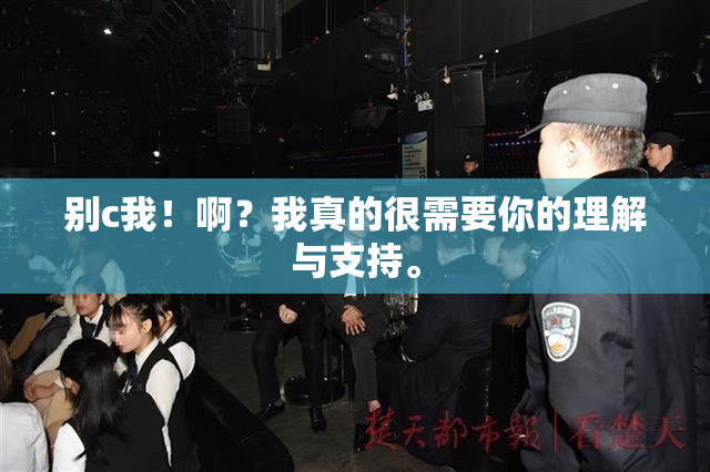别c我！啊？我真的很需要你的理解与支持。
