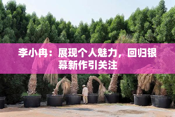 李小冉：展现个人魅力，回归银幕新作引关注