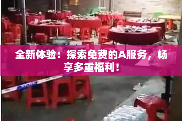 全新体验：探索免费的A服务，畅享多重福利！
