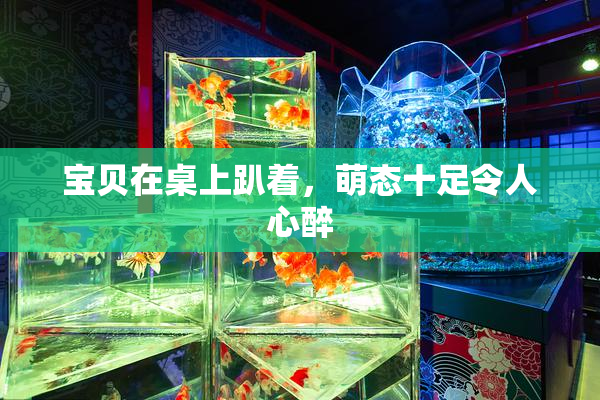 宝贝在桌上趴着，萌态十足令人心醉