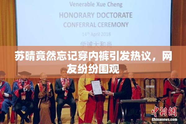 苏晴竟然忘记穿内裤引发热议，网友纷纷围观