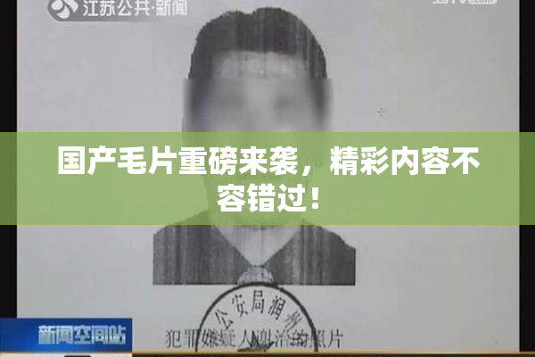 国产毛片重磅来袭，精彩内容不容错过！