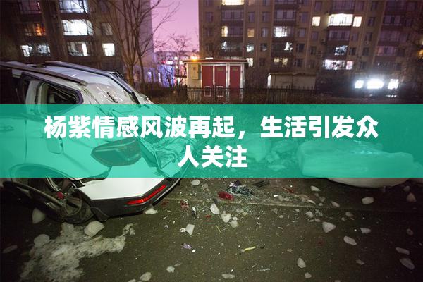 杨紫情感风波再起，生活引发众人关注