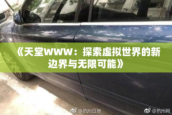 《天堂WWW：探索虚拟世界的新边界与无限可能》