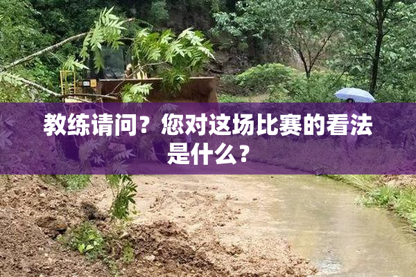 教练请问？您对这场比赛的看法是什么？