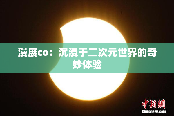 漫展co：沉浸于二次元世界的奇妙体验