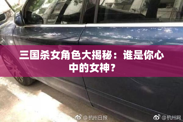 三国杀女角色大揭秘：谁是你心中的女神？