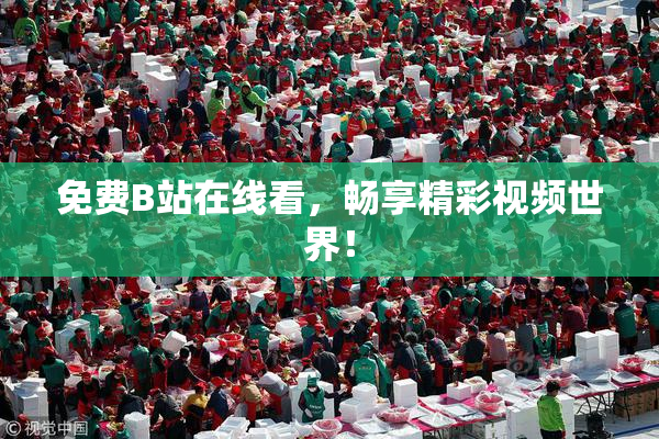 免费B站在线看，畅享精彩视频世界！