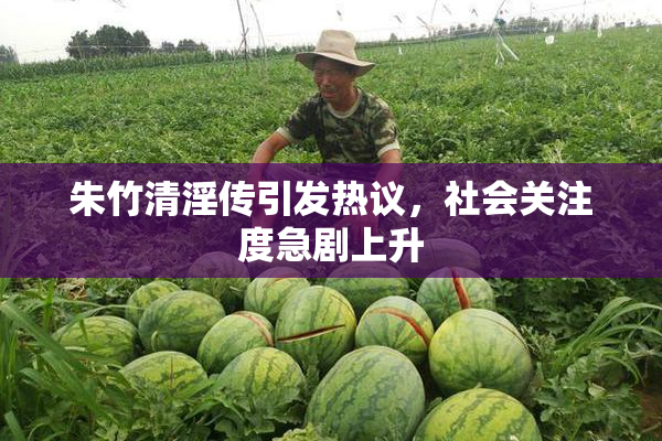 朱竹清淫传引发热议，社会关注度急剧上升