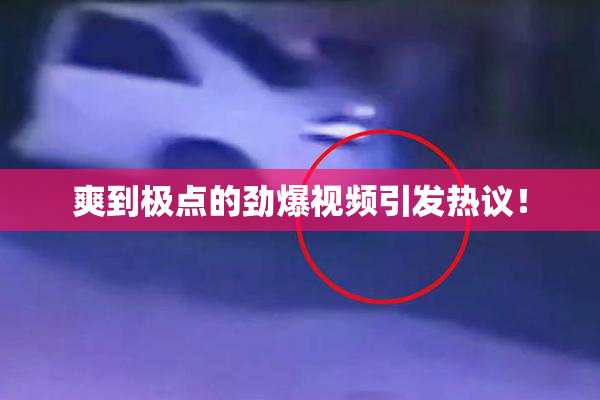 爽到极点的劲爆视频引发热议！