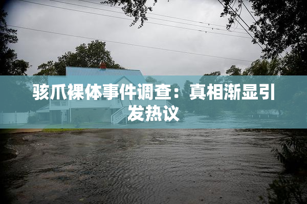 骇爪裸体事件调查：真相渐显引发热议