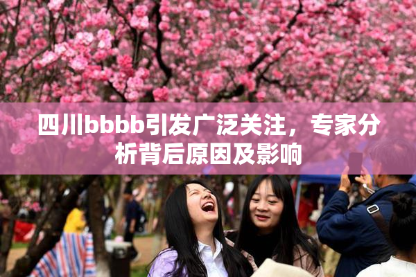 四川bbbb引发广泛关注，专家分析背后原因及影响
