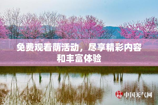 免费观看荫活动，尽享精彩内容和丰富体验