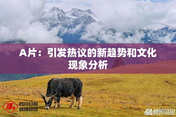 A片：引发热议的新趋势和文化现象分析