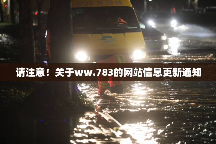 请注意！关于ww.783的网站信息更新通知