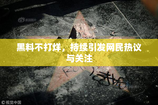 黑料不打烊，持续引发网民热议与关注