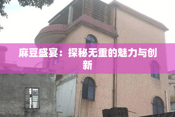 麻豆盛宴：探秘无重的魅力与创新