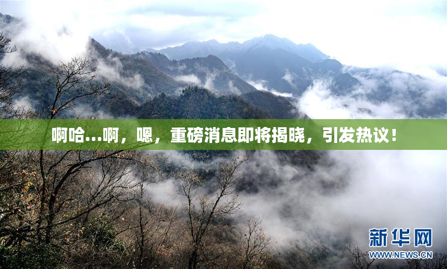 啊哈…啊，嗯，重磅消息即将揭晓，引发热议！