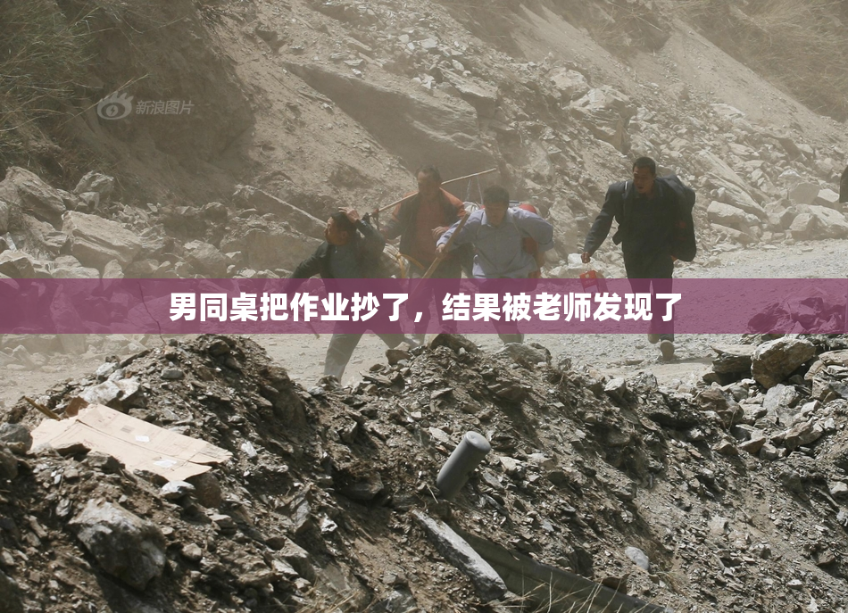 男同桌把作业抄了，结果被老师发现了