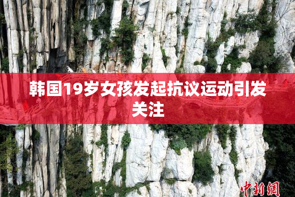 韩国19岁女孩发起抗议运动引发关注