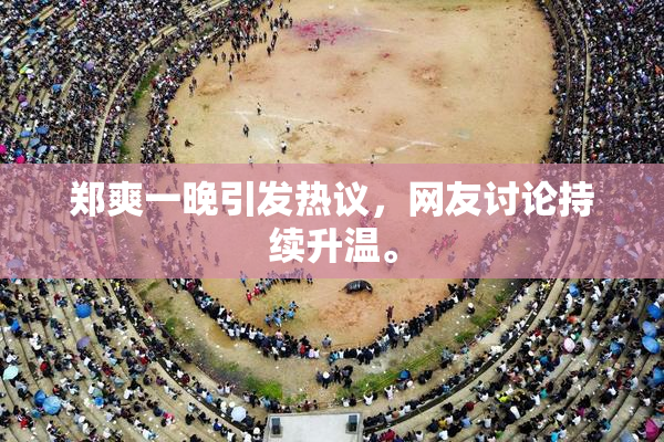 郑爽一晚引发热议，网友讨论持续升温。