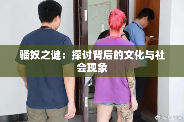 骚奴之谜：探讨背后的文化与社会现象