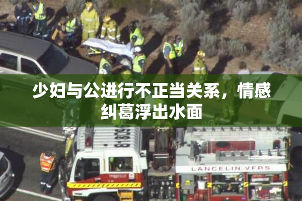 少妇与公进行不正当关系，情感纠葛浮出水面