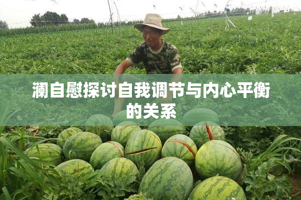 澜自慰探讨自我调节与内心平衡的关系