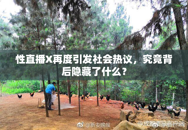 性直播X再度引发社会热议，究竟背后隐藏了什么？