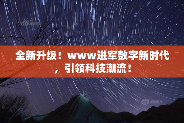 全新升级！www进军数字新时代，引领科技潮流！