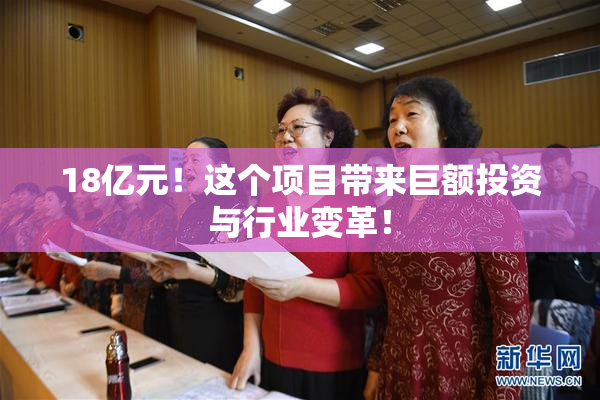 18亿元！这个项目带来巨额投资与行业变革！