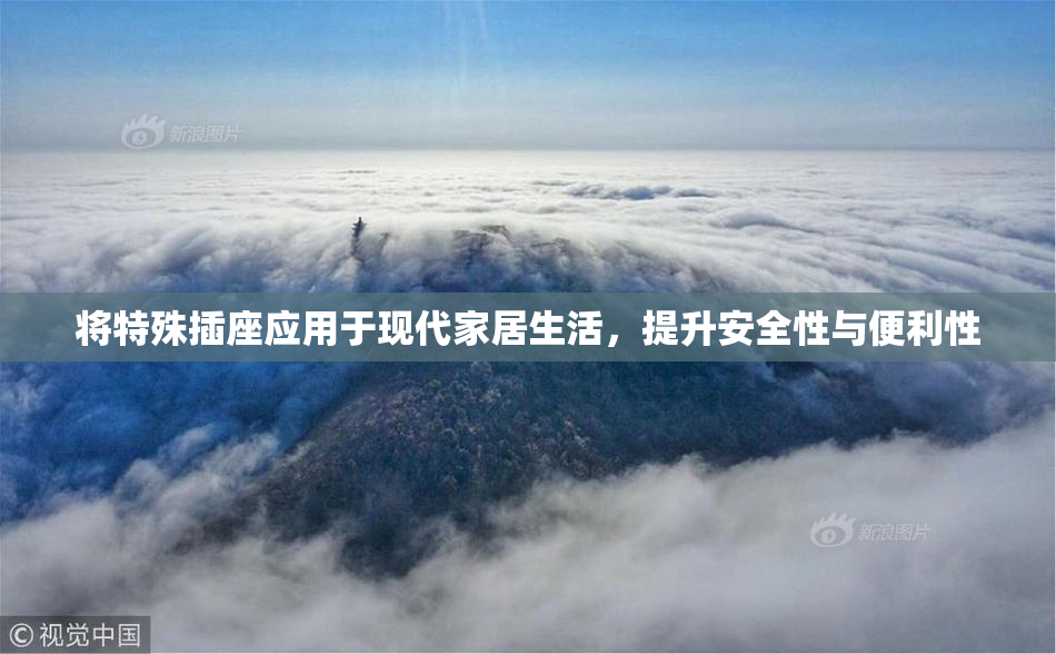 将特殊插座应用于现代家居生活，提升安全性与便利性