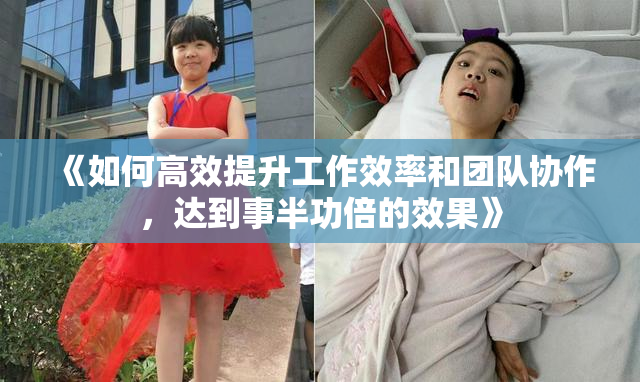 《如何高效提升工作效率和团队协作，达到事半功倍的效果》
