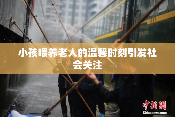 小孩喂养老人的温馨时刻引发社会关注