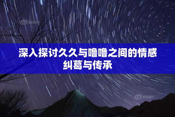 深入探讨久久与噜噜之间的情感纠葛与传承