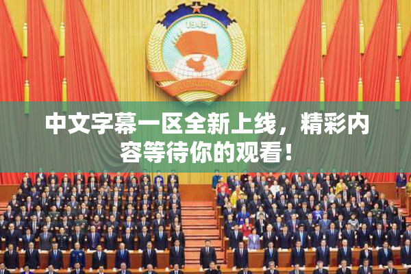 中文字幕一区全新上线，精彩内容等待你的观看！
