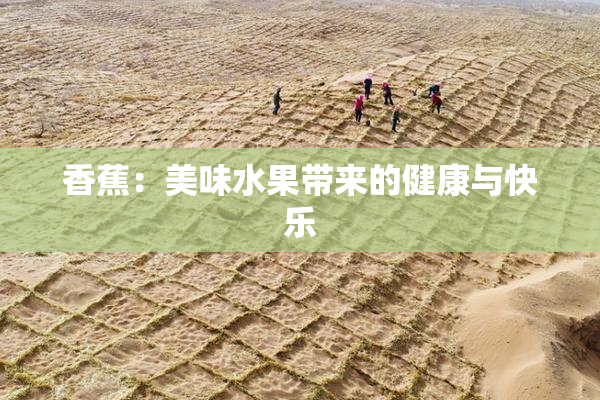 香蕉：美味水果带来的健康与快乐