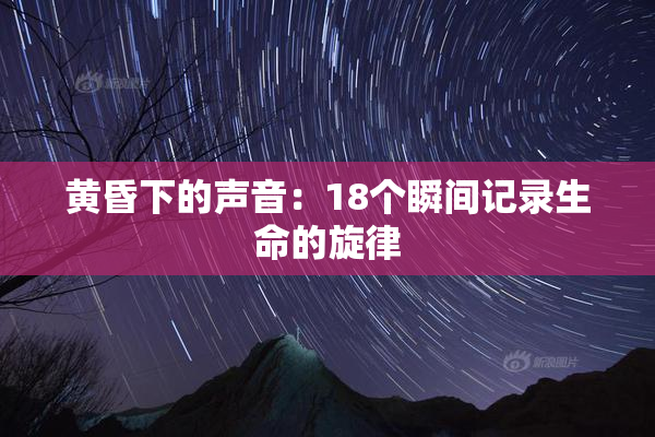 黄昏下的声音：18个瞬间记录生命的旋律