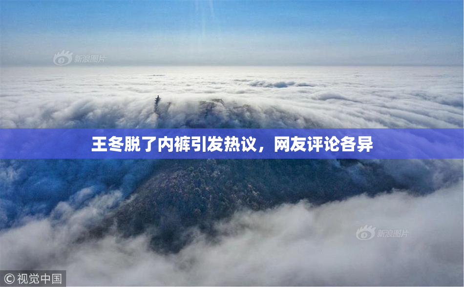 王冬脱了内裤引发热议，网友评论各异