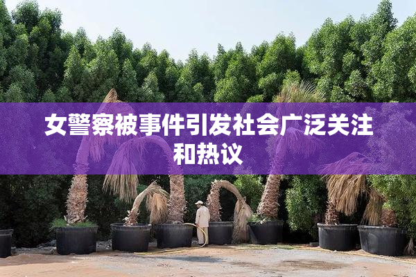 女警察被事件引发社会广泛关注和热议