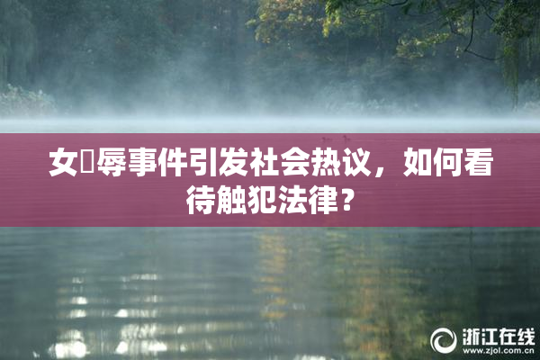 女婬辱事件引发社会热议，如何看待触犯法律？