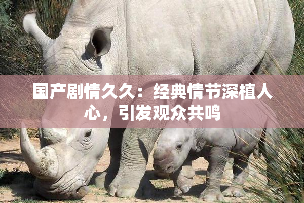 国产剧情久久：经典情节深植人心，引发观众共鸣