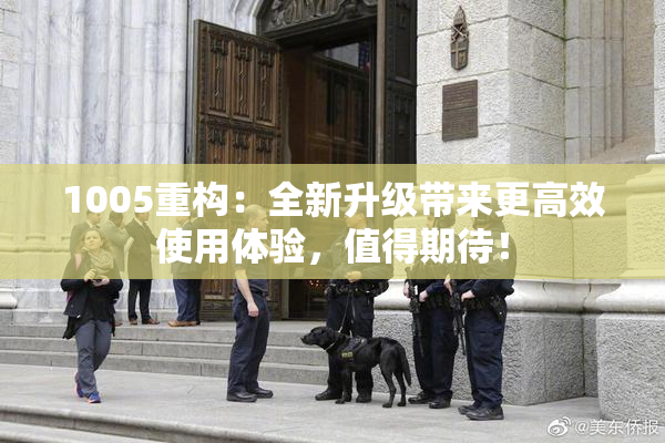1005重构：全新升级带来更高效使用体验，值得期待！